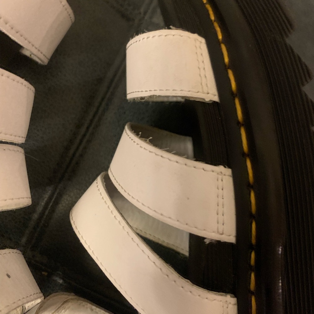 Dr. Martens White Blaire Sandals - Picture 7 of 14